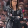 Stephanie White Indiana Fever Leather Blazer