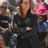 Stephanie White Leather Blazer