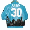 Stephen Curry Jeff Hamilton Blue Jacket