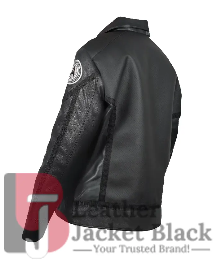 Strange New Worlds Star Trek Black Leather Jacket
