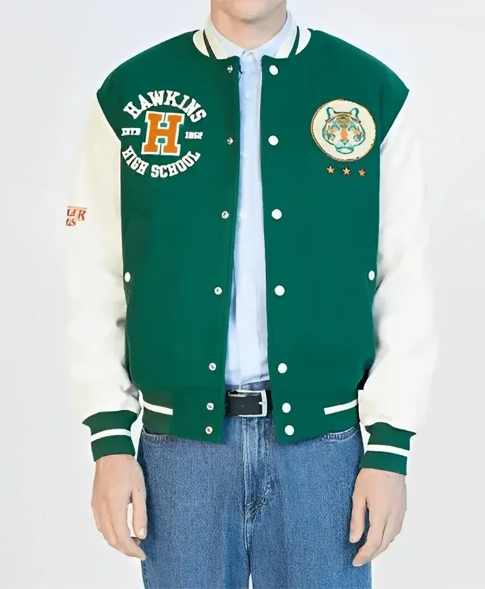 Stranger Things Hawkins Stadium Letterman Varsity Jacket