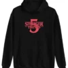 Stranger Things S05 One Last Adventure Black Pullover Printed Hoodie