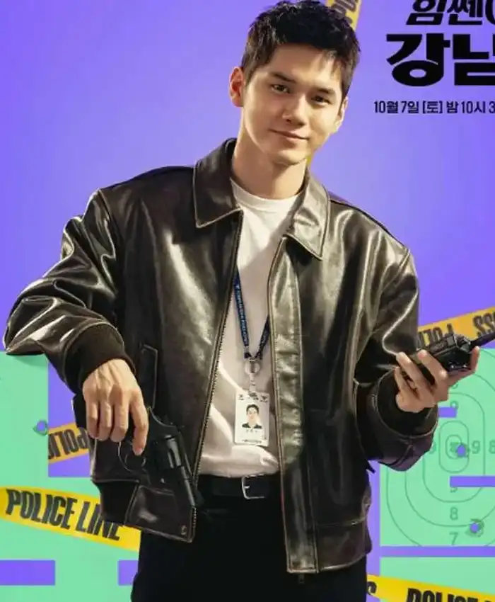 Strong Girl Nam Soon S01 Ong Seong Wu Leather Jacket