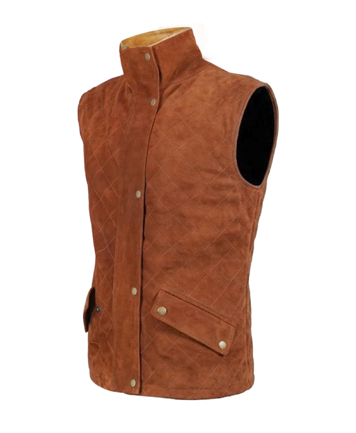 Alternative view of Suede Fur Vest