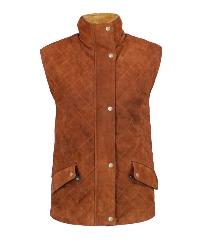 Suede Fur Vest