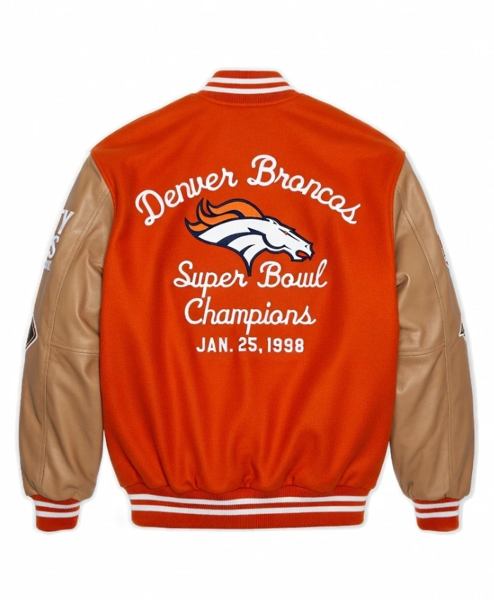 Super Bowl 1998 Broncos Vs Packers Varsity Jacket