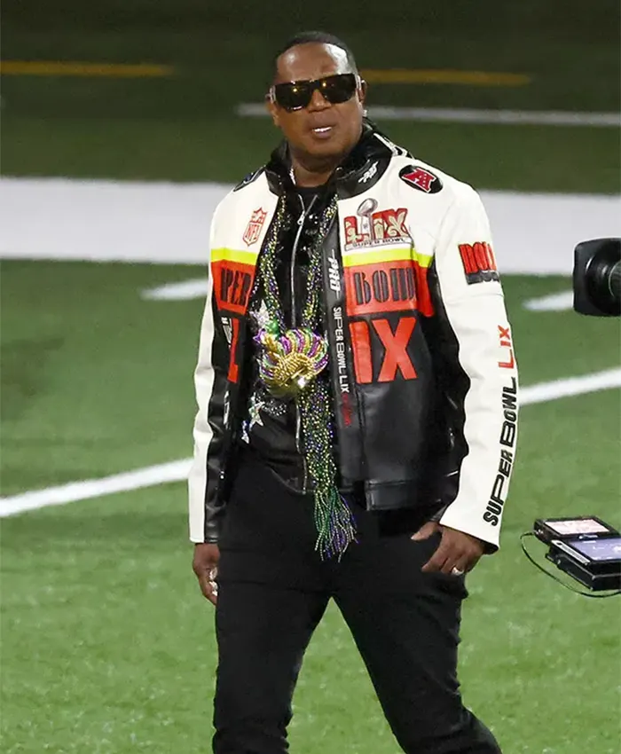 Super Bowl LIX Master P Leather Jacket
