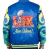 Super Bowl LIX The Big Easy Full-Snap Satin Jacket Men