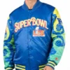 Super Bowl LIX The Big Easy Full-Snap Satin Jacket Mens