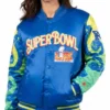 Super Bowl LIX The Big Easy Full-Snap Satin Jacket Womens