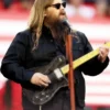 Super Bowl LVII 2026 Chris Stapleton Black Denim Jacket For Men