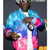 Super Bowl LX 2026 Flavor Flav Blue Satin Jacket