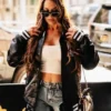 Super Bowl LX 2026 Nikki Bella Starter Varsity Jacket For Women