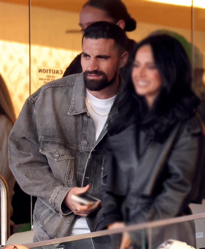 Super Bowl LX 2026 Sebastian Lletget Grey Denim Jacket