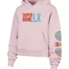Super Bowl LX Stoney Clover Lane Pink Crop Hoodie