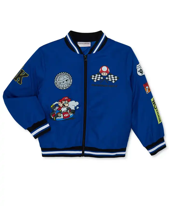 Super Mario Racing Jacket Blue