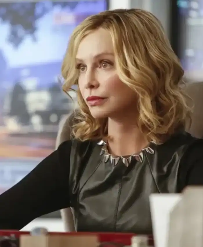 Supergirl S02 Cat Grant Black Leather Jacket