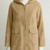 Superman 2025 Supergirl Brown Hooded Coat
