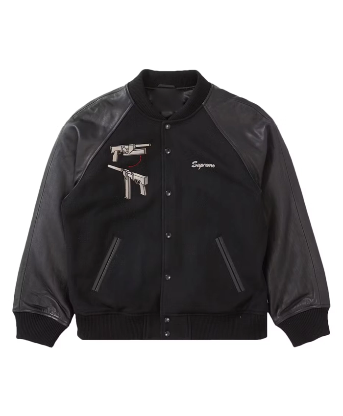 Supreme Aeon Flux Varsity Black Jacket