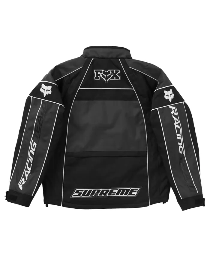 Supreme Fox Black Racing Jacket