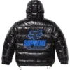 Supreme Fox Racing Shiny Down Puffer Black Jacket