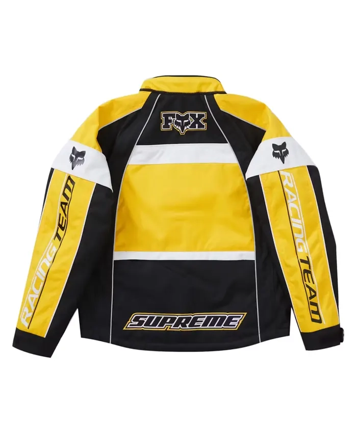 Supreme Fox Yellow Racing Jacket