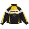 Supreme Fox Yellow Racing Zip Up Jacket