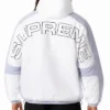 Supreme Fur Reversible Hooded Track Black White White Jacket Women