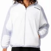 Supreme Fur Reversible Hooded Track Black White White Jacket Womens