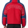 Supreme Fur Reversible Hooded Track Red Jacket Men