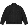 Supreme SS26 Black Denim Trucker Jacket For Men And Women