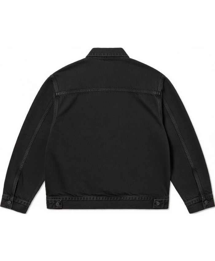 Supreme SS26 Black Denim Trucker Jacket