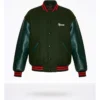 Supreme SS26 Green Varsity Jacket