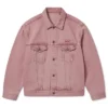 Supreme SS26 Pink Denim Trucker Jacket For Men And Women