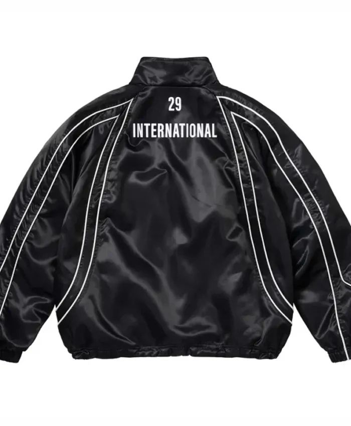 Supreme Satin Trim Pullover Jacket