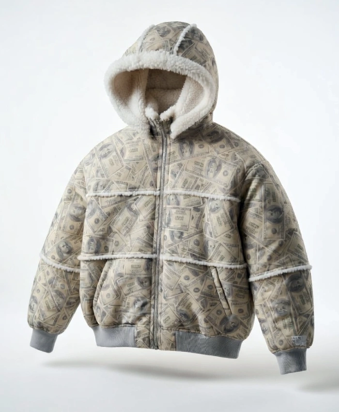 Supreme X MM6 Maison Margiela Money Printed Hooded Jacket