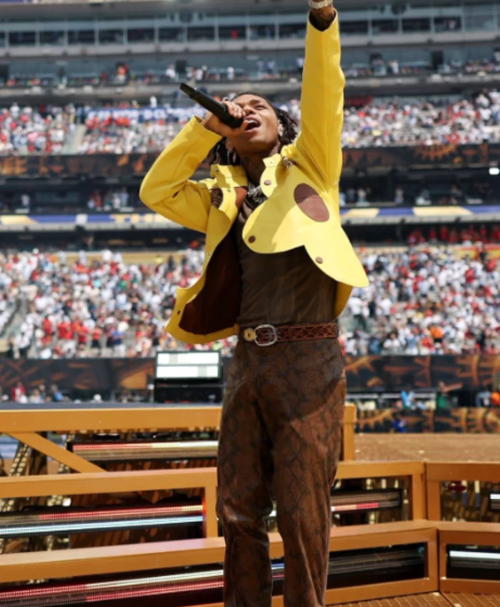 Swae Lee Hashim Flower Boy FIFA World Cup 2026 Final Yellow Leather Jacket