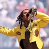 Swae Lee Hashim Flower Boy FIFA World Cup Final Yellow Leather Jacket