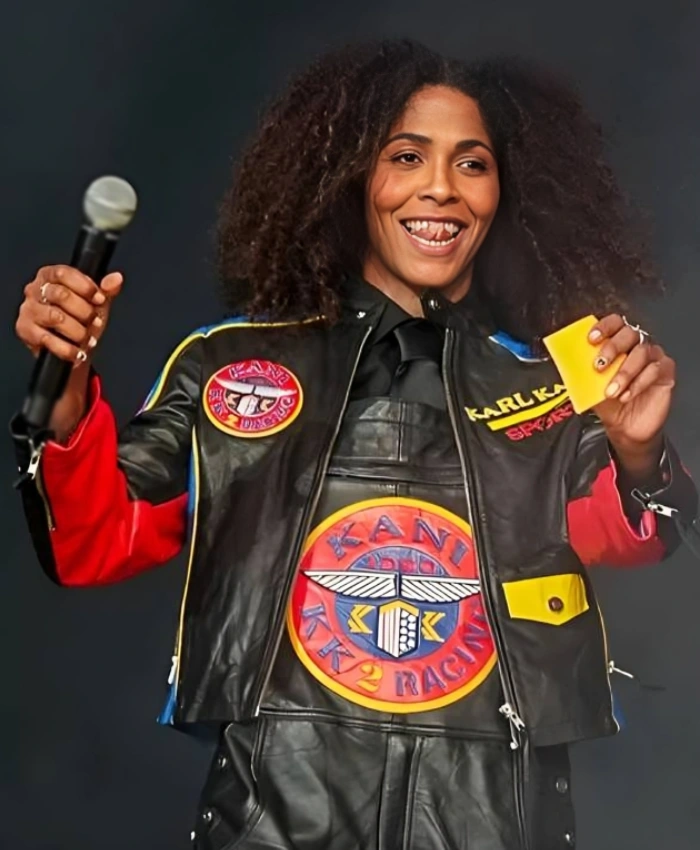 Sydney Colson Babygirl Racing Leather Jacket