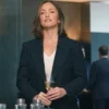 Sydney Price Champagne Problems 2025 Minka Kelly Pinstripe Black Blazer