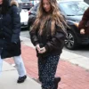 Sydney Sweeney The Housemaid Black Bomber Leather Jacket