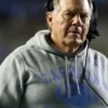 TCU V North Carolina Bill Belichick Short Sleeves Grey Hoodie