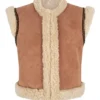 TSITP S03 Corinna Brown Shearling Vest