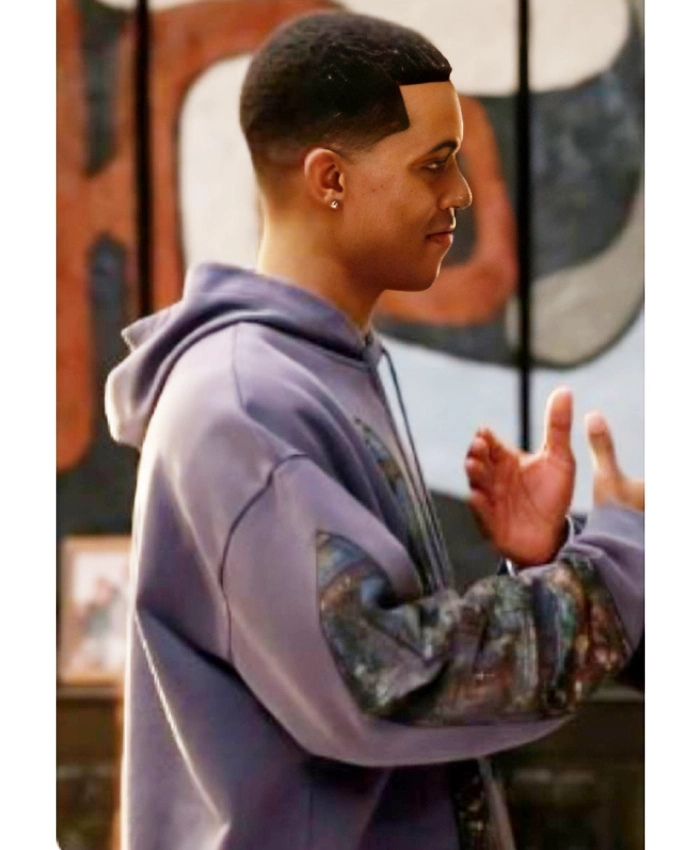 TV Series Bel Air S04 Will Smith Purple Window Printed Pullover Hoodie