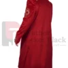 TV Series Foundation S03 Pilou Asbaek Maroon Trench Coat