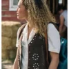 TV Series Heartland Season 19 River Studded Suede Vest