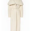 TV Series Lucky S01 2026 Anya Taylor Joy White Belted Coat