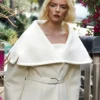 TV Series Lucky S01 2026 Anya Taylor Joy White Long Belted Coat