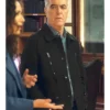 TV Series Run Away 2026 Simon Greene Black Suede Jacket
