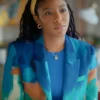TV Series Shrinking S03 Jessica Williams Printed Blazer